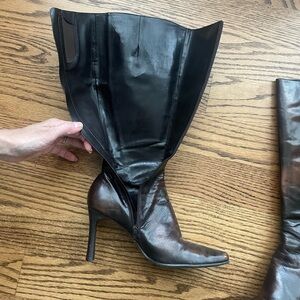 Nine West high heeled boots great condition!​​